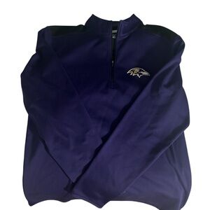 Nike Purple V-Neck Sweater